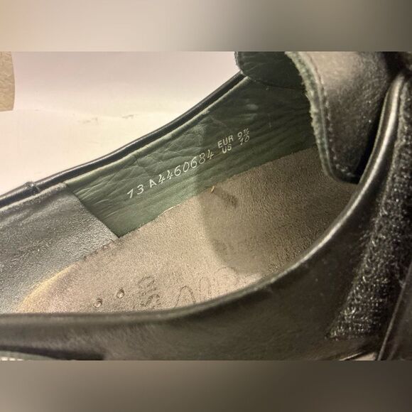 Mephisto Black Leather Sandals size 10 main image 4
